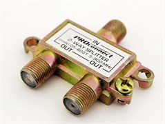 Разветвитель-сплиттер Rexant 05-6031 на 2TV, 5-900MHz, Proconnect, телевизионный, желтый