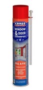Пена монтажная KRASS Home Edition Prof, всесезонная, пистолетная, 750мл Пена монтажная KRASS Home Edition Prof, всесезонная, пистолетная, 750мл