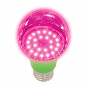 Лампа светодиодная Uniel ФитоЛето для растений и рассады, LED A60, E27, 8W, 60x110мм, 11мкм/с, LED-A60-8W/SPSB/E27/CL
