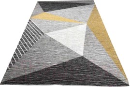 Ковер Фиеста 36303-37226, 60х110см, прямоугольный, серый с рисунком