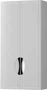 Шкаф навесной для ванной комнаты Лотос-45, 450x800x166мм, 2двери, белый