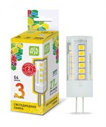 Лампа светодиодная ASD LED-JC-G4-standart, 4000К, 3Вт, 12В, 270Лм, G4