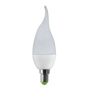 Лампа светодиодная ASD LED-standard, 4000К, 7.5Вт, 230В, Е14, 675Лм, свеча на ветру