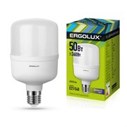 Лампа светодиодная Ergolux Ergolux LED-HW-50W-E40-6K, 50Вт, 180-240В, Е40