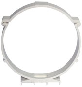 Держатель круглого канала Эковент 16ДКП, диаметр 160мм, белый