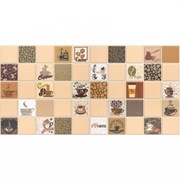Панель-фартук ПВХ Мозаика Кофе с молоком 221кмб, 488х955мм, толщина 0.3мм, бежевый