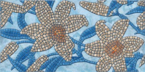 Панель-фартук ПВХ Мозаика Миллениум М-45 Анапа, 960x480x0.3мм, синий