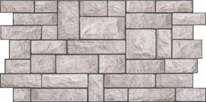 Панель-фартук ПВХ Мозаика Стоун, 960x480x0.35мм, серый