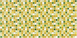 Панель-фартук ПВХ Мозаика Ромашка 163мр, 488х955мм, толщина 0.3мм