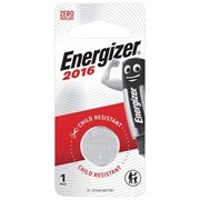 Батарейка ENERGIZER CR2016, литиевая, дисковая, плоская