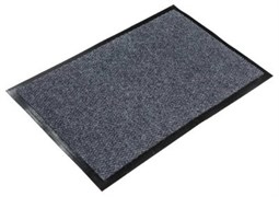 Коврик напольный Floor mat (Траффик), 60х90см, влаговпитывающий, серый