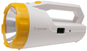 Фонарь-прожектор КОСМОС KOCAccu9191LED, аккумуляторный 4В 2Ah, 1 светодиод 3Вт, 240Лм, бело-желтый