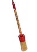Кисть круглая STAYER UNIVERSAL-STANDART 0141-30, 6x30мм, натуральная щетина, деревянная ручка