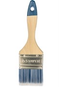 Кисть плоская STAYER STAYER AQUA-STANDARD 01032-063, 63мм, искусственная щетина, деревянная ручка