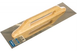 Гладилка плоская ЗУБР Швейцарская 0807, 130x480мм, полотно нержавеющая сталь, деревянная ручка