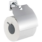 Держатель для туалетной бумаги Haiba HB8503, с крышкой, настенный, металлический