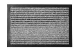 Коврик напольный Floor mat (Полоска), 50x80см, влаговпитывающий, серый