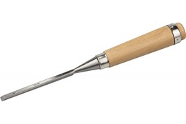 Стамеска-долото Зубр Эксперт 18096-08, 8мм, хромованадиевая, деревянная ручка