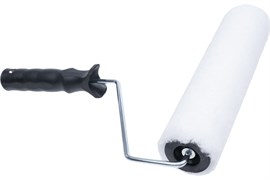 Мини-валик KORVUS с ручкой и ролик, 4x110x15мм, велюр