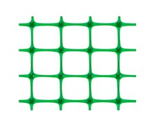 Сетка садовая ЗР-45/1/20, высота 1м, ячейка 45x45мм, в рулоне 20м, пластиковая, яркая зеленый, на метраж