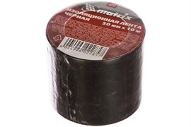 Изолента Matrix, 50ммx10м, ПВХ, черная