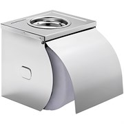 Держатель туалетной бумаги HAIBA HB502, металлический, хромированный, с крышкой