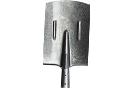 Лопата копальная прямоугольная (штыковая), из рельсовой стали, без черенка