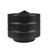 Дефлектор/оголовок диаметр 120x200мм, BLACK черный (AISI 430/0.5мм)