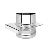 Шибер (задвижка) диаметр 115мм, нержавеющая сталь (AISI 430/0.8мм) 61206