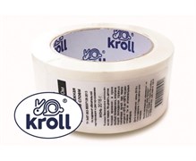 Лента/скотч малярная Krol, 19ммx30м, клейкая, креппированная, белая 72211