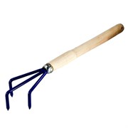 Рыхлитель 3-х зубый Р-3-1/с, средний 340мм, деревянная ручка