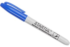 Маркер перманентный фетровый STARTUL Profi ST4350-02 промышленный, синий, 1.5мм