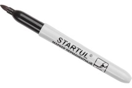 Маркер перманентный фетровый STARTUL Profi ST4350-01 промышленный, черный, 1.5мм