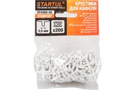 Крестики для укладки плитки STARTUL Standart ST4302-25, 2.5мм, 200шт в упаковке