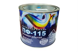 Эмаль алкидная ПФ-115 HELLES HAUS, черная, 1.8кг, глянцевая 74903