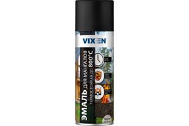 Эмаль для мангалов Vixen VX-55010, аэрозоль, 520мл, черная, матовая