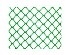 Сетка заборная Ф-18/1.6/20, ячейка 18x18мм, ширина 1.6м, пластиковая, зеленая, в рулоне 20м, на метраж