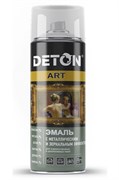 Краска-эмаль Аэрозоль DETON-ART Metallik, спрей 520мл, супер хром