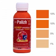 Колер универсальный (паста колеровочная) Palizh STANDART №37, 100мл, оранжевый