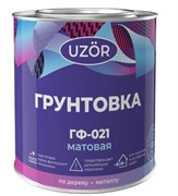 Грунтовка по ржавчине Узор ГФ-021, 2.7кг, красно-коричневый, глифталевая