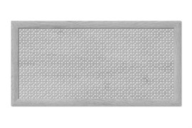 Решетка (экран) радиаторная ХДФ, 600x1200мм, Сусанна, врезная, дуб серый