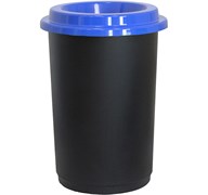 Контейнер для мусора Эко М2468, 50л, синий, пластиковый
