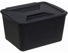 Контейнер для мусора М2474, навесной, 6л, черный, пластиковый
