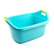 Таз хозяйственный, 40л, пластиковый, овальный, с ручками, микс 66532