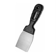 Шпатель-лопатка 60мм, нержавеющая сталь, DECOR Black Edition 311-0060, черная пластиковая ручка 87637