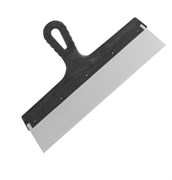 Шпатель штукатурный 450мм, нержавеющая сталь, DECOR Black Edition 311-0450, черная пластиковая ручка 88183