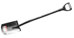 Лопата ЗУБР "Мастер" АРТЕЛЬ прямоугольная стальная черная двухкомпонентная рукоятка 290х190х1170мм