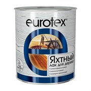 Лак яхтный Eurotex, 2л, алкидно-уретановый, прозрачный, полуматовый 13671