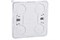 Выключатель SYSTEM ELECTRIC Этюд ВА10-001В, одноклавишный, накладной, белый 64201