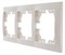 Рамка LEZARD Мира, трехместная, белый, горизонтальная 21321 - фото 102574 Рамка LEZARD Мира, трехместная, белый, горизонтальная 21321 - фото 102574